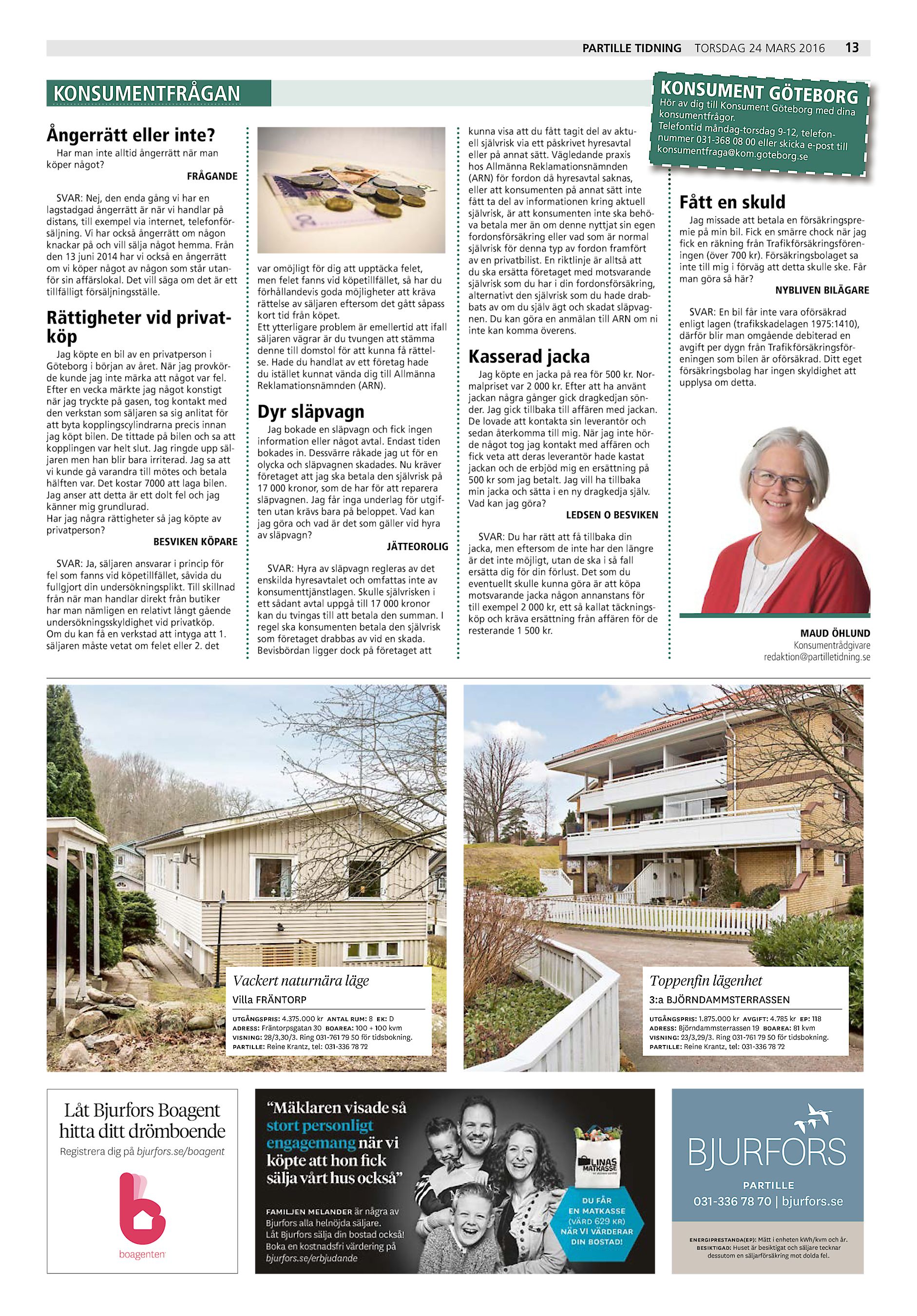 Härrydaposten / Partille Tidning PT-2016-03-24 (endast text)