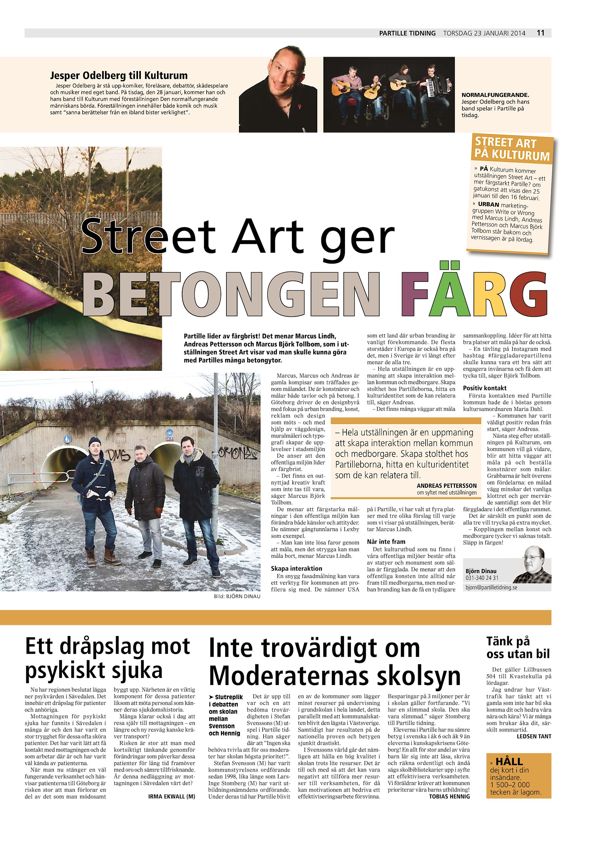 Harrydaposten Partille Tidning Pt 2014 01 23 Endast Text