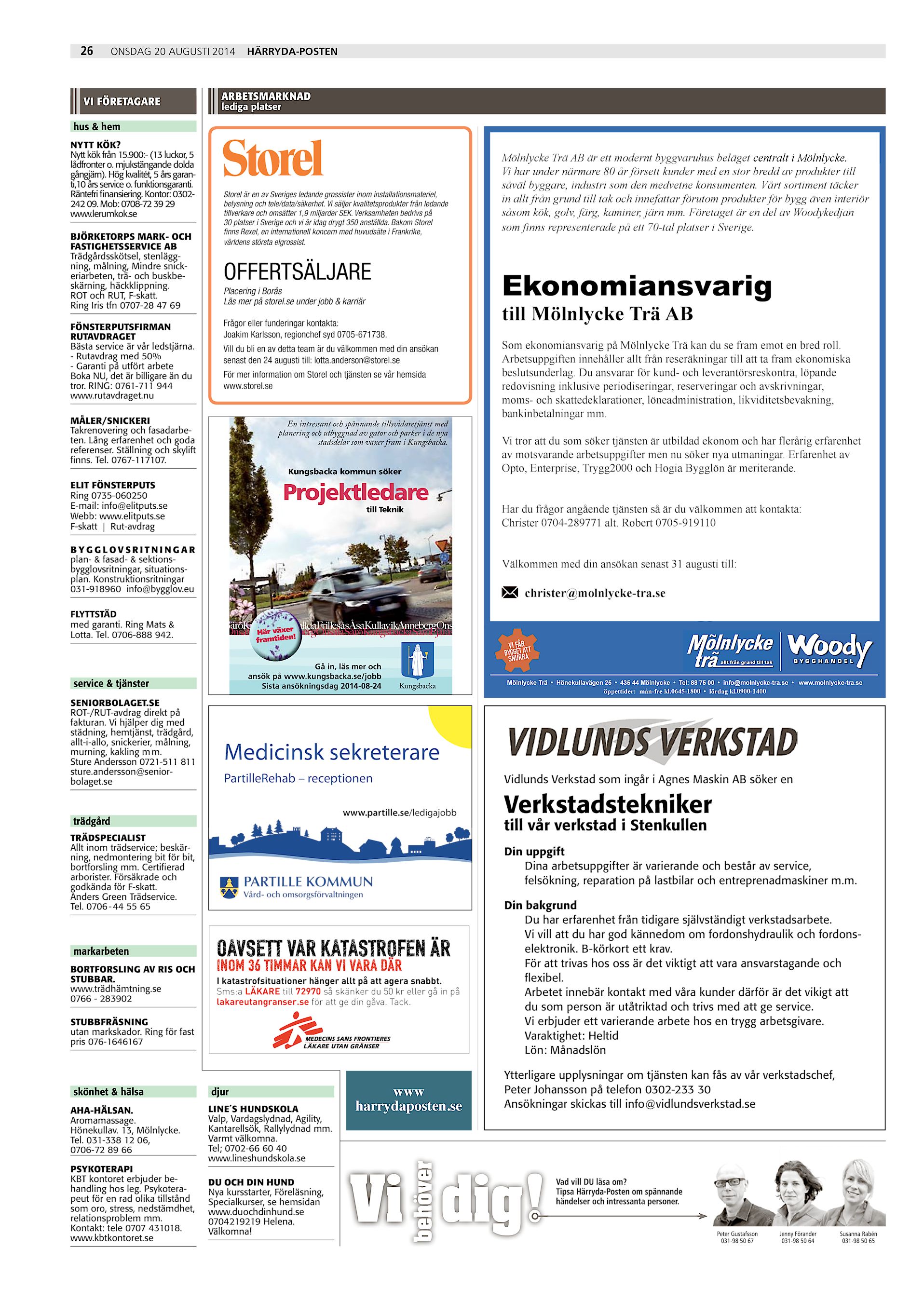 Härrydaposten / Partille Tidning HP-2014-08-20 (endast text)